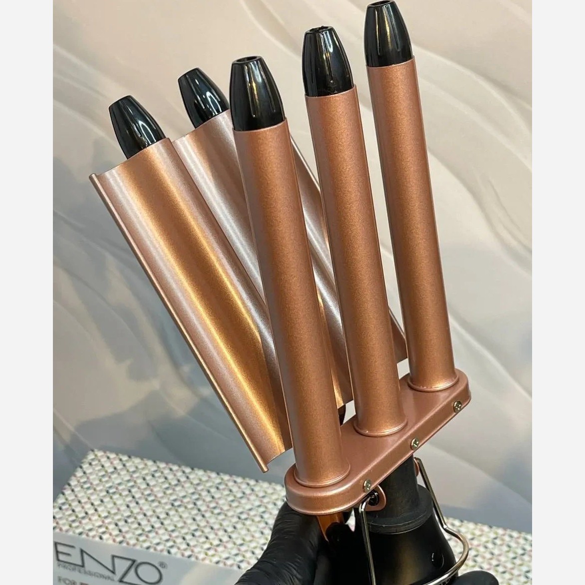 بیگودی مو و فر اس فرکننده پنج لول انزو پروفیشینال Enzo Professional EN-1970جدید.