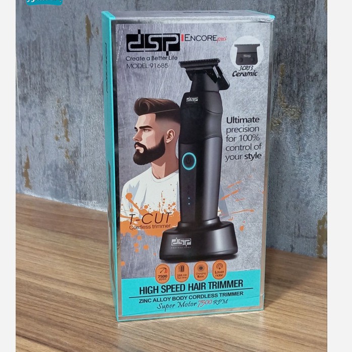 ماشین اصلاح و خط زن و صفر زن شارژی DSP مدل 91685