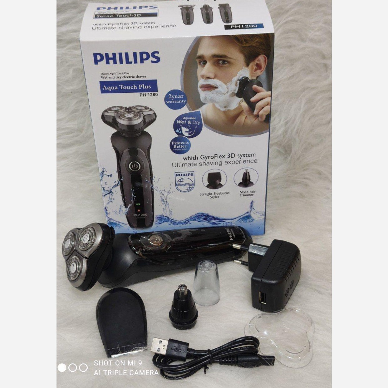 ماشین اصلاح سه تیغ صورت فیلیپس PH1280 Philips Shaver