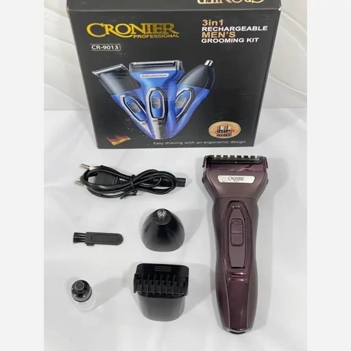ماشین اصلاح سه کاره کرونیر CRONIER CR-9013جدید