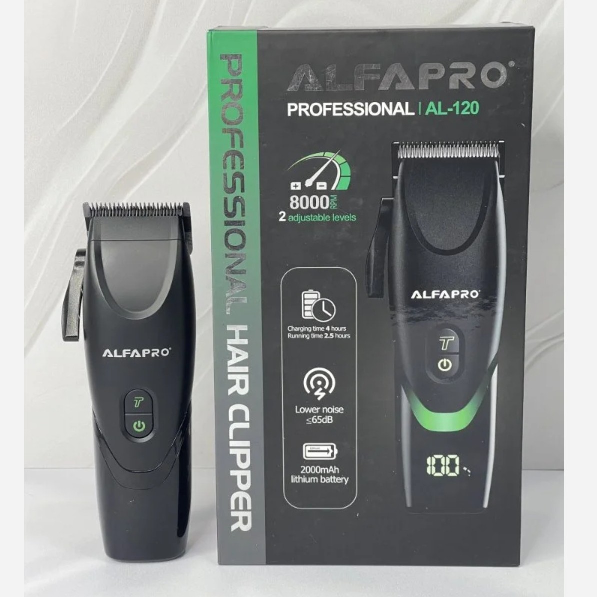 ماشین اصلاح موی سر و صورت آلفا پرو مدل AL-120 ALFAPRO AL-120 Hair Cli.pper
