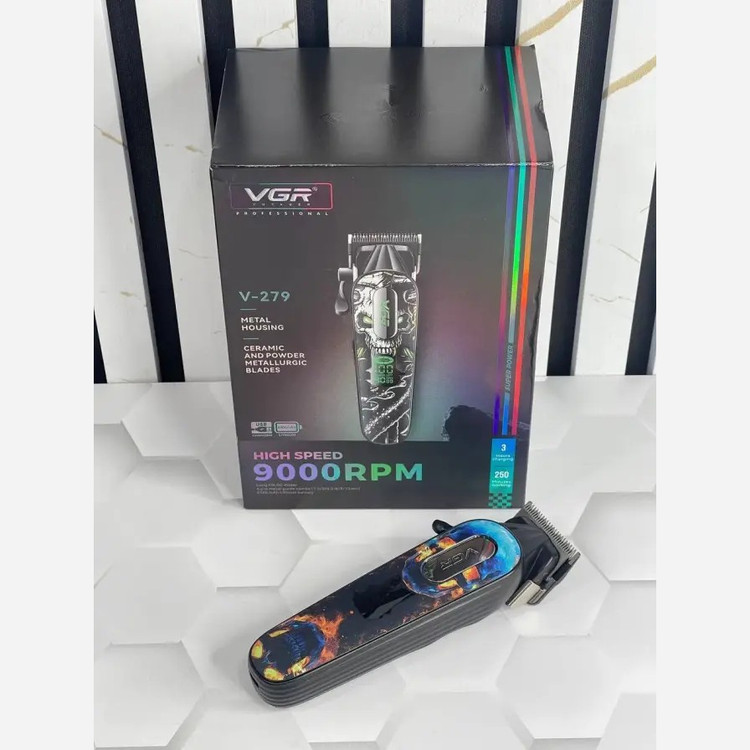 ماشین اصلاح VGR V279 با موتور 9000 دور و باتری 2500 میلی امپر