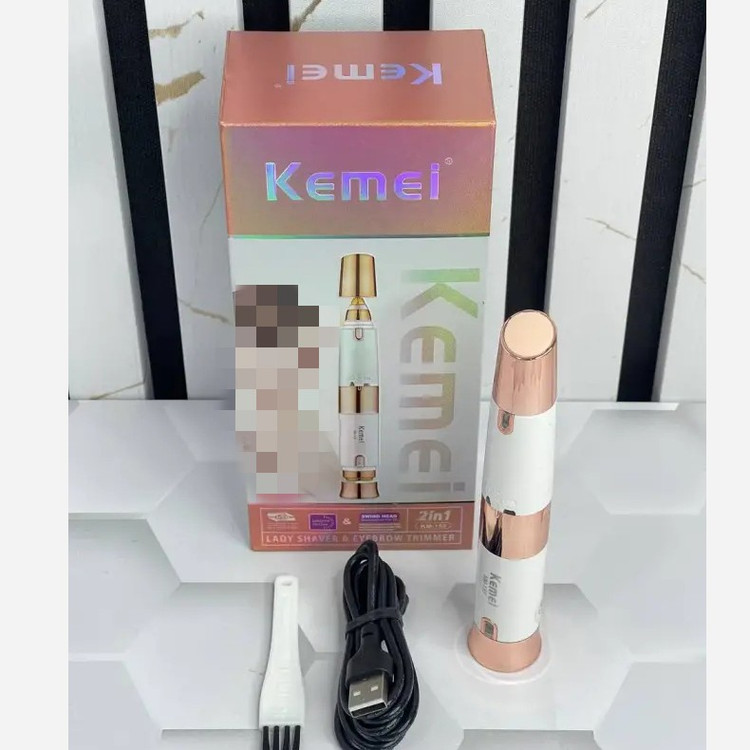 شیور صورت زنانه کمی دو طرفه kemei 152