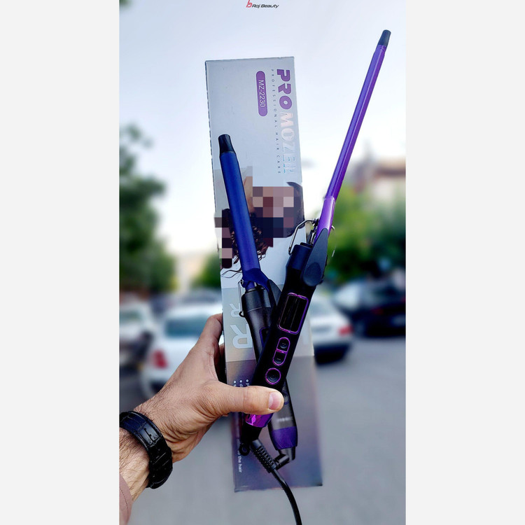 فر کننده مو پروموزر مدل MZ-2230 سایز 9 میل اصلی