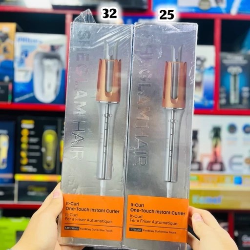 فر کرلی شیگلم سایز 25 میل و سایز 32 میل کرلی مو اصلی و تضمینی
