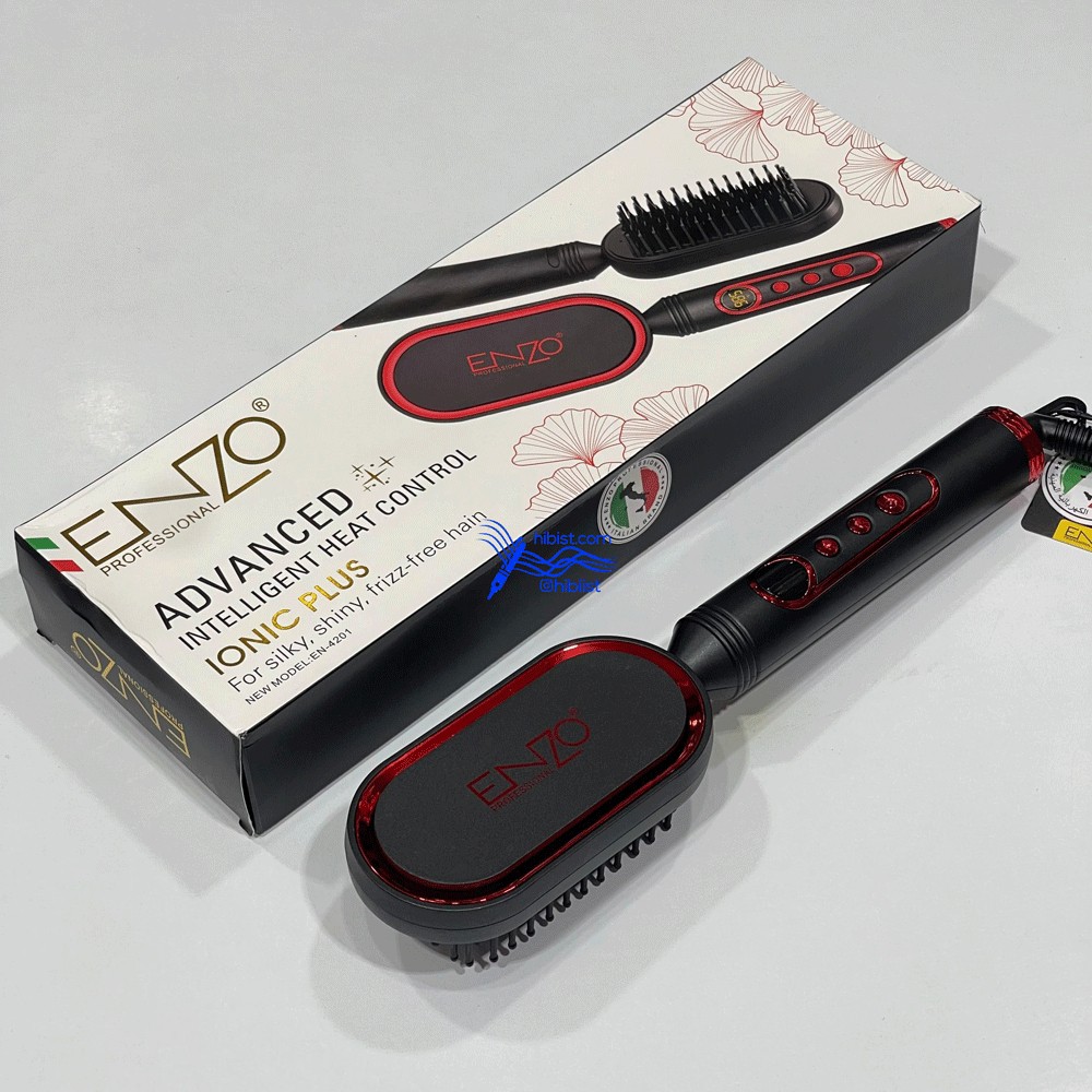 برس حرارتی جادویی فوق حرفه ای ENZO مدل EN-4201 سری IONIC PLUS