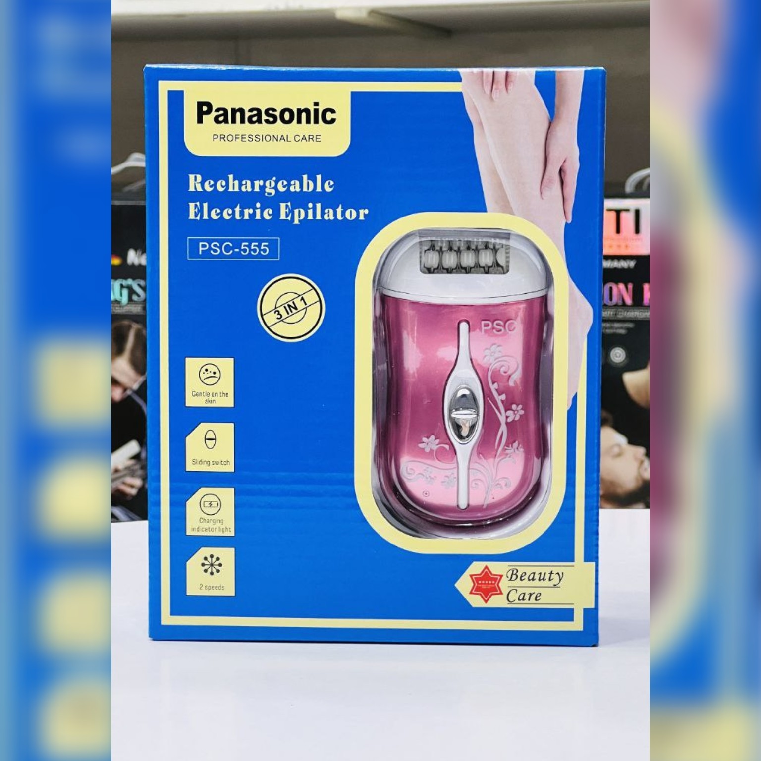 اپیلیدی برند پاناسونیک دوکاره موکن و شیور شارژی2 سرعته