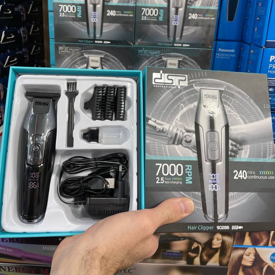 خط زن وریش تراش مارکdsp7000 صفرزنی بسیارعالی دارای کارت