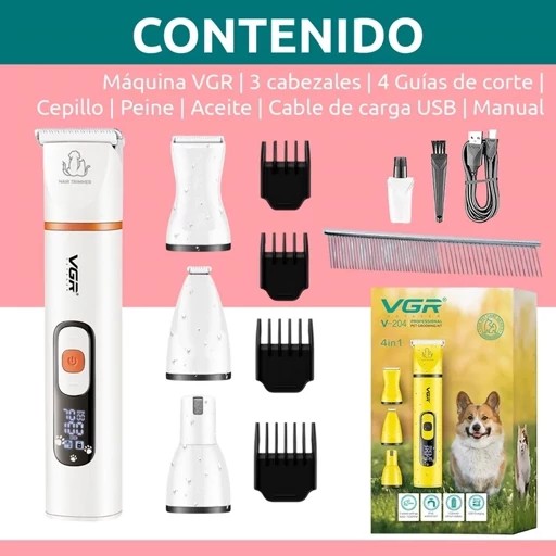 ماشین اصلاح حیوانات خانگی برند VGR مدل V-204 با کیفیتجدید