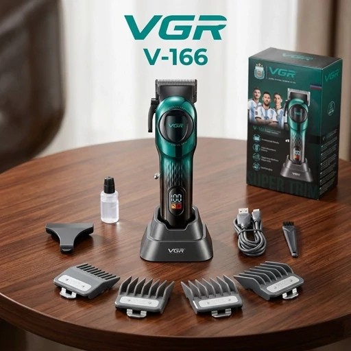 ماشین اصلاح موی سر و صورت وی جی آر مدل VGR V-166.
