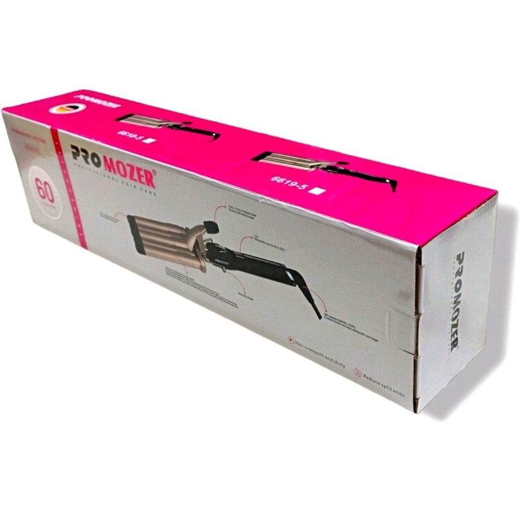 دستگاه فرکننده مارک موزر آلمان PRO MOZER 66185 حالت دادن مو در سی ثانیه روکش نانو ضد اسیب رساندن به مو