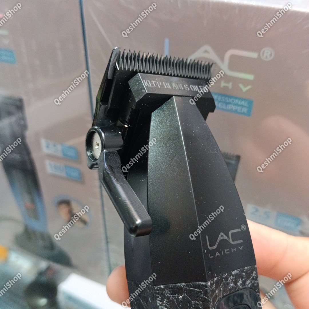 ماشین اصلاح کلیپر حرفه ای LAC Laichy مدل L-959 نمایشگر LCD شارژ Type-C و استند شارژ