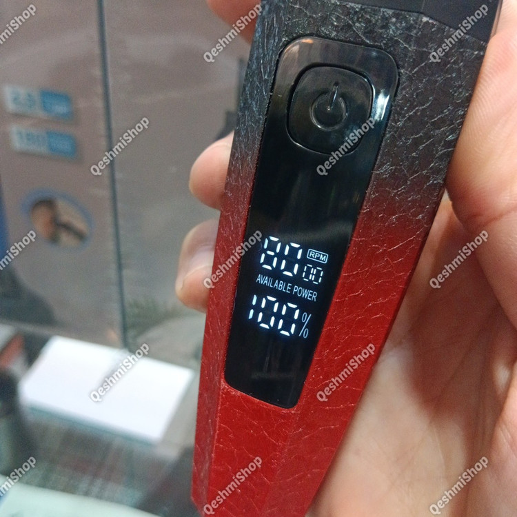 ماشین اصلاح کلیپر حرفه ای LAC Laichy مدل L-959 نمایشگر LCD شارژ Type-C و استند شارژ
