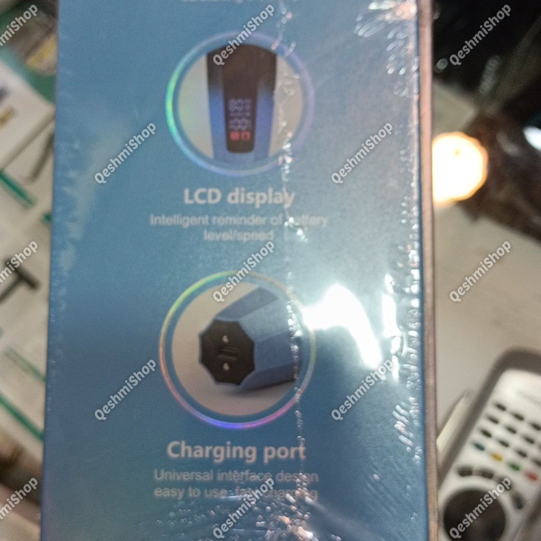 ماشین اصلاح کلیپر حرفه ای LAC Laichy مدل L-959 نمایشگر LCD شارژ Type-C و استند شارژ