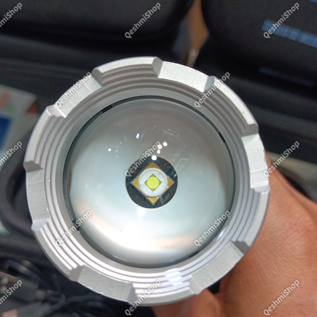 چراغ قوه پلیسی پرقدرت شارژی BCT-BRIGHT مدل BCT-8940 با نمایشگر دیجیتال درصد شارژ