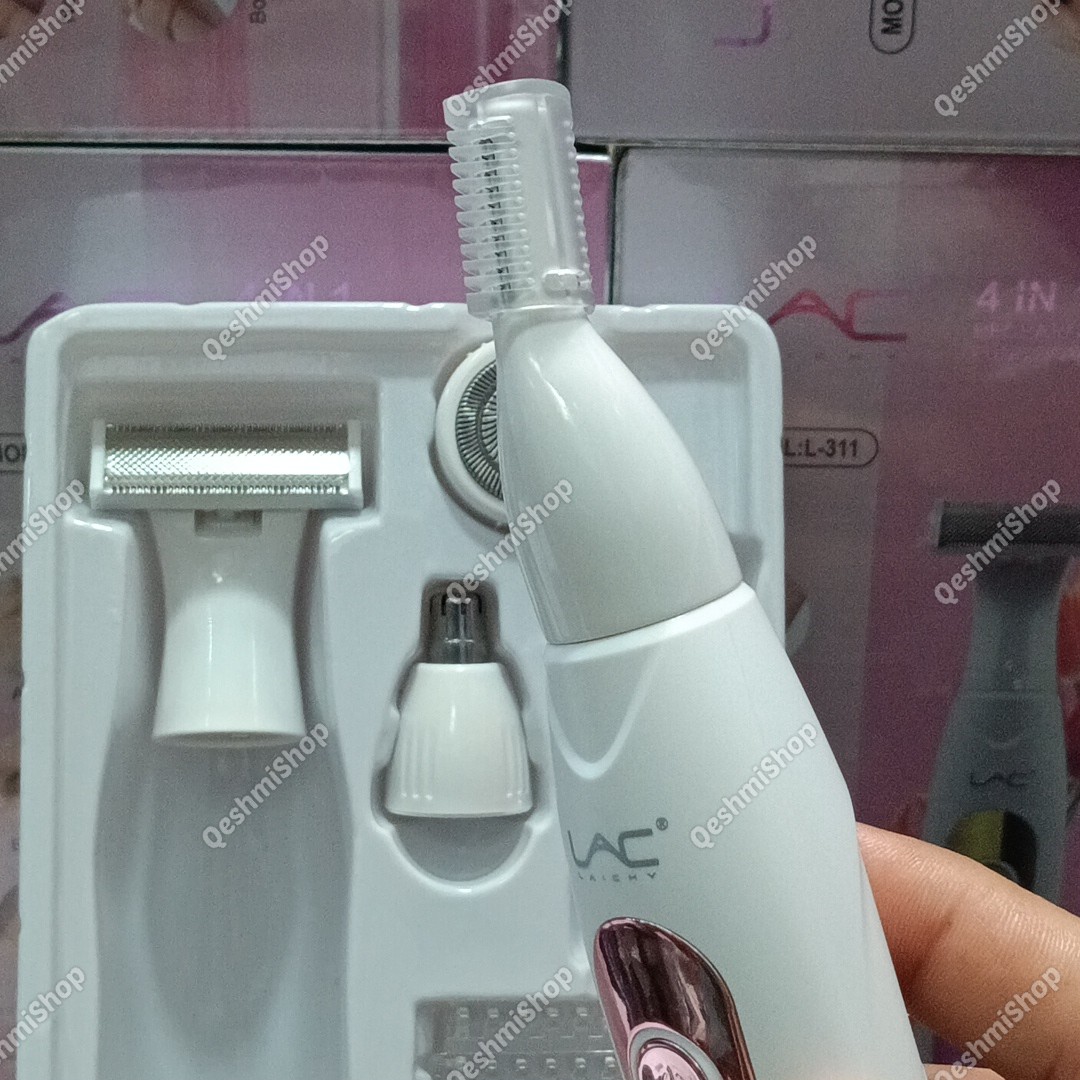 ماشین اصلاح زنانه (موزن) چندکاره LAC L-311 صورت و بدن شارژی