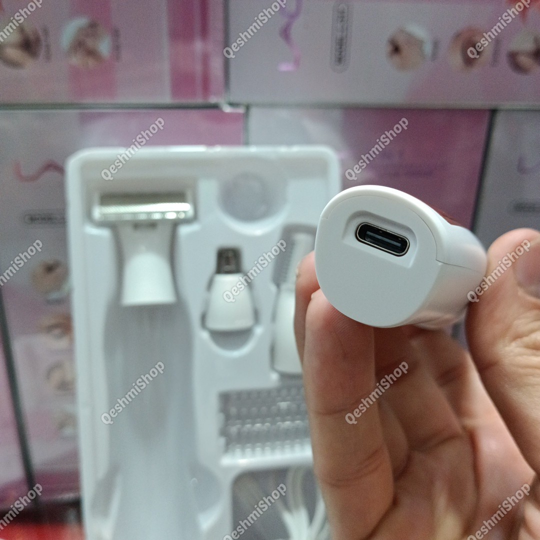 ماشین اصلاح زنانه (موزن) چندکاره LAC L-311 صورت و بدن شارژی