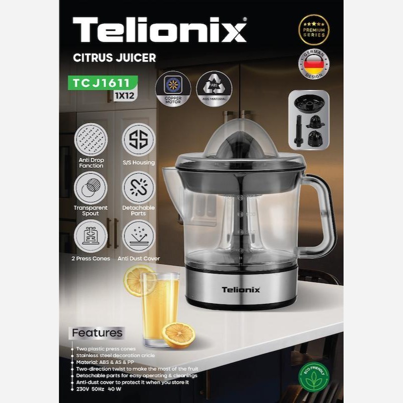 آب مرکباب گیر تلیونیکس Telionix مدل TCJ 1611 با چرخش دو جهته