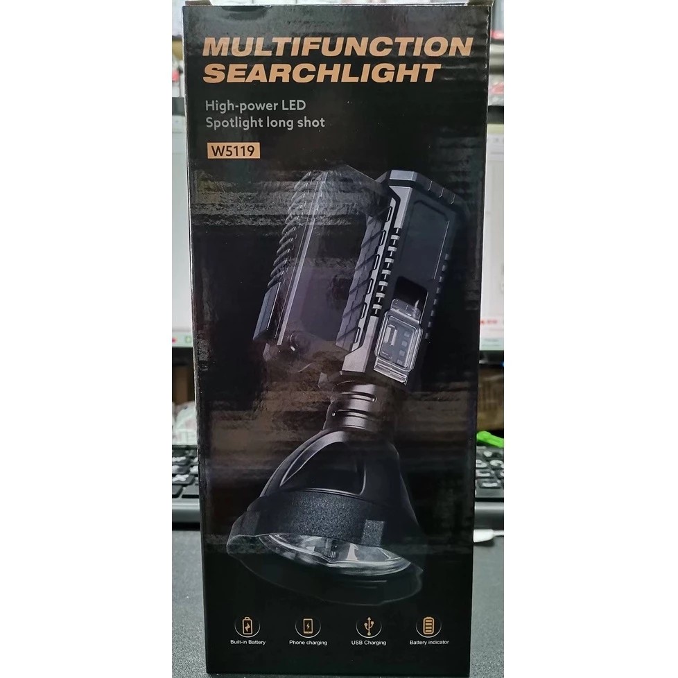 چراغ قوه قدرتمند مدل W5119 همراه سه پایه