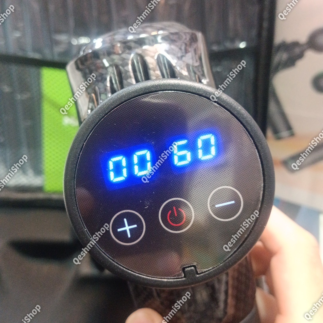 ماساژور تفنگی حرفه ای زیمنس Ziemens مدل 8077، ماساژور شارژی عضلات با 8 سری و 30 سرعت