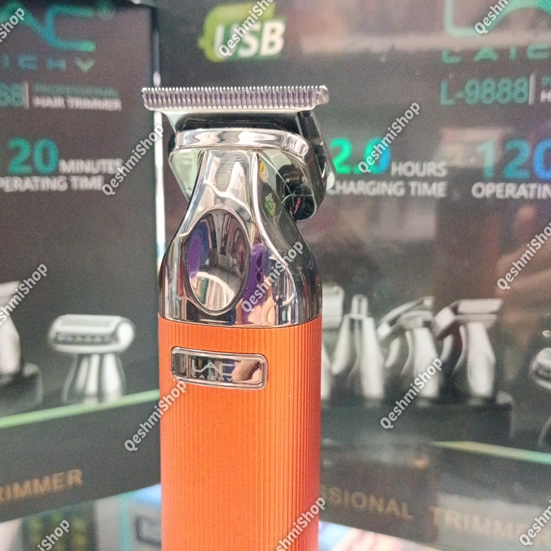 ماشین اصلاح چند کاره لایچی مدل L-9888 با 6 سری مختلف شامل خط زن، شیور، گوش و بینی و اصلاح بدن موجود در فروشگاه قشمی شاپ