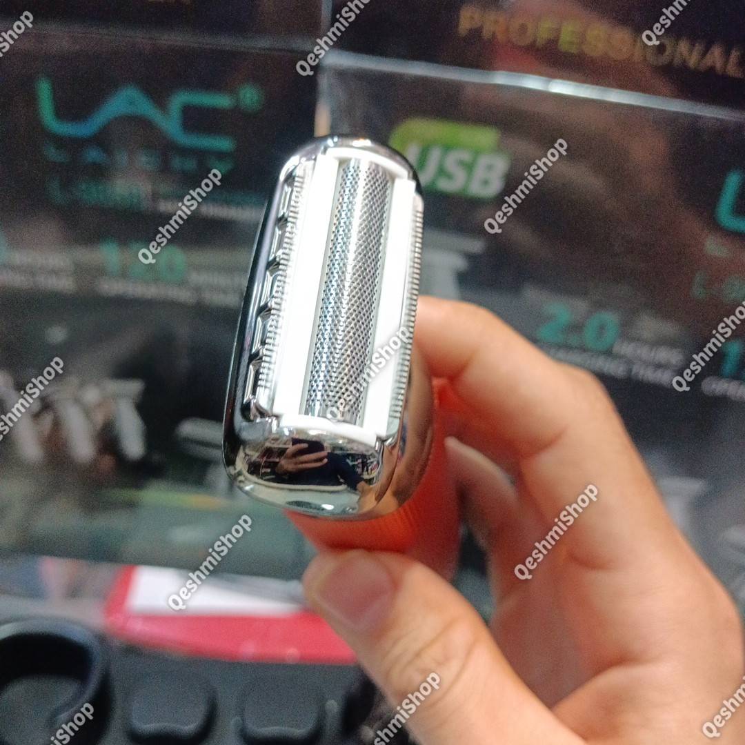 ماشین اصلاح چند کاره لایچی مدل L-9888 با 6 سری مختلف شامل خط زن، شیور، گوش و بینی و اصلاح بدن موجود در فروشگاه قشمی شاپ