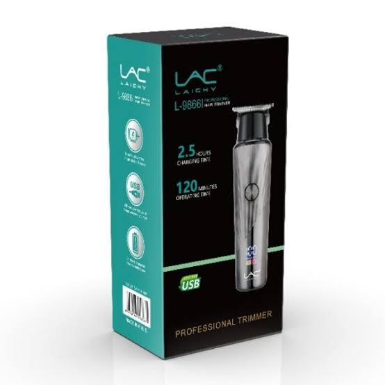 ماشین اصلاح و خط زن لایچی مدل Laichy L-9866 (شارژی، نمایشگر LCD)