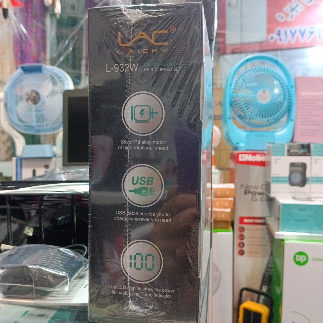 ست ماشین اصلاح و تریمر سر و صورت لایچی Lac Laichy مدل L-932W