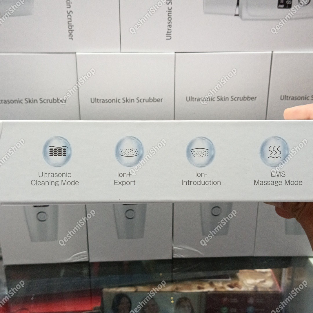 دستگاه اتو صورت حرفه ای دستگاه پاکسازی پوست اولتراسونیک Ultrasonic Skin Scrubber