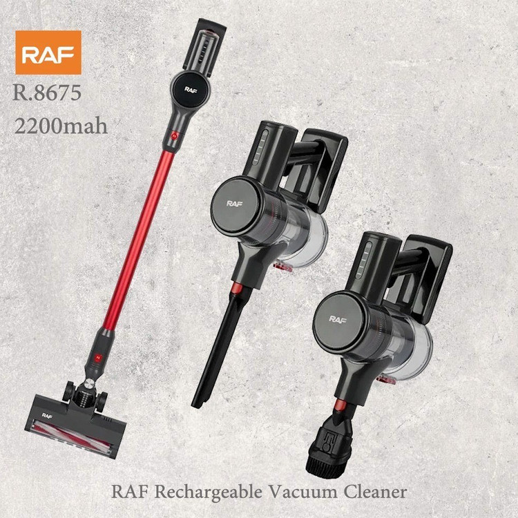 جارو شارژی دسته عصایی راف RAF مدل R.8675
