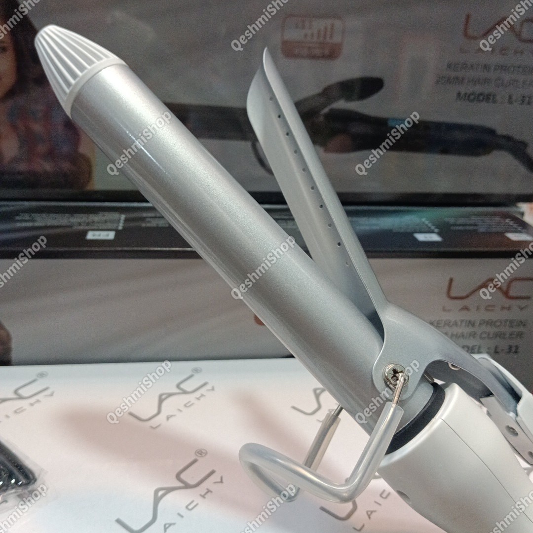 فر کننده مو حالت دهنده مو لایچی مدل KERATIN PROTEIN 25MM HAIR CURLER LAICHY L-31