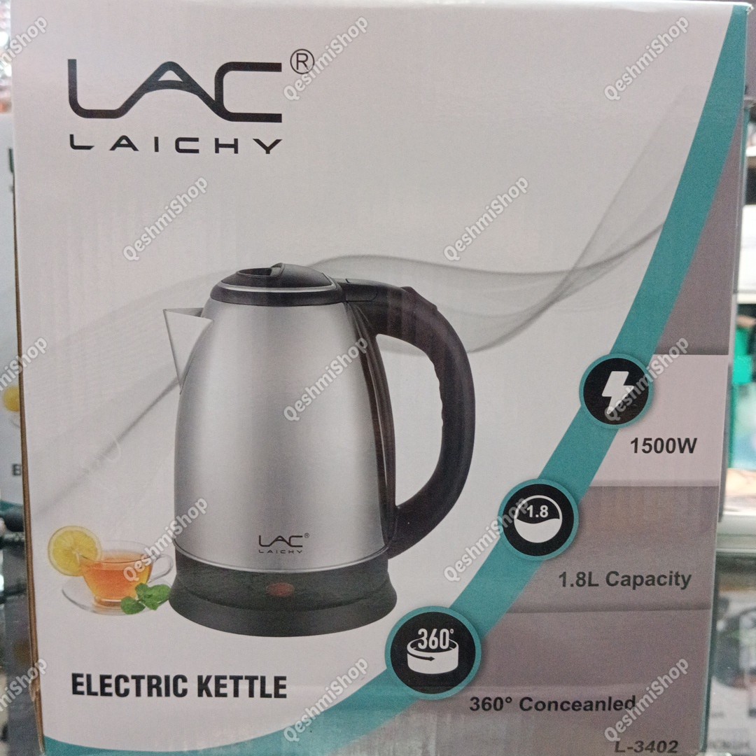 کتری برقی 1.8 لیتر لایچی LAC LAICHY مدل L.3402
