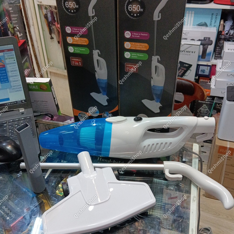 جارو برقی دستی 650 وات لایچی LAICHY مدل L-8670 جارو دسته عصایی پرتابل