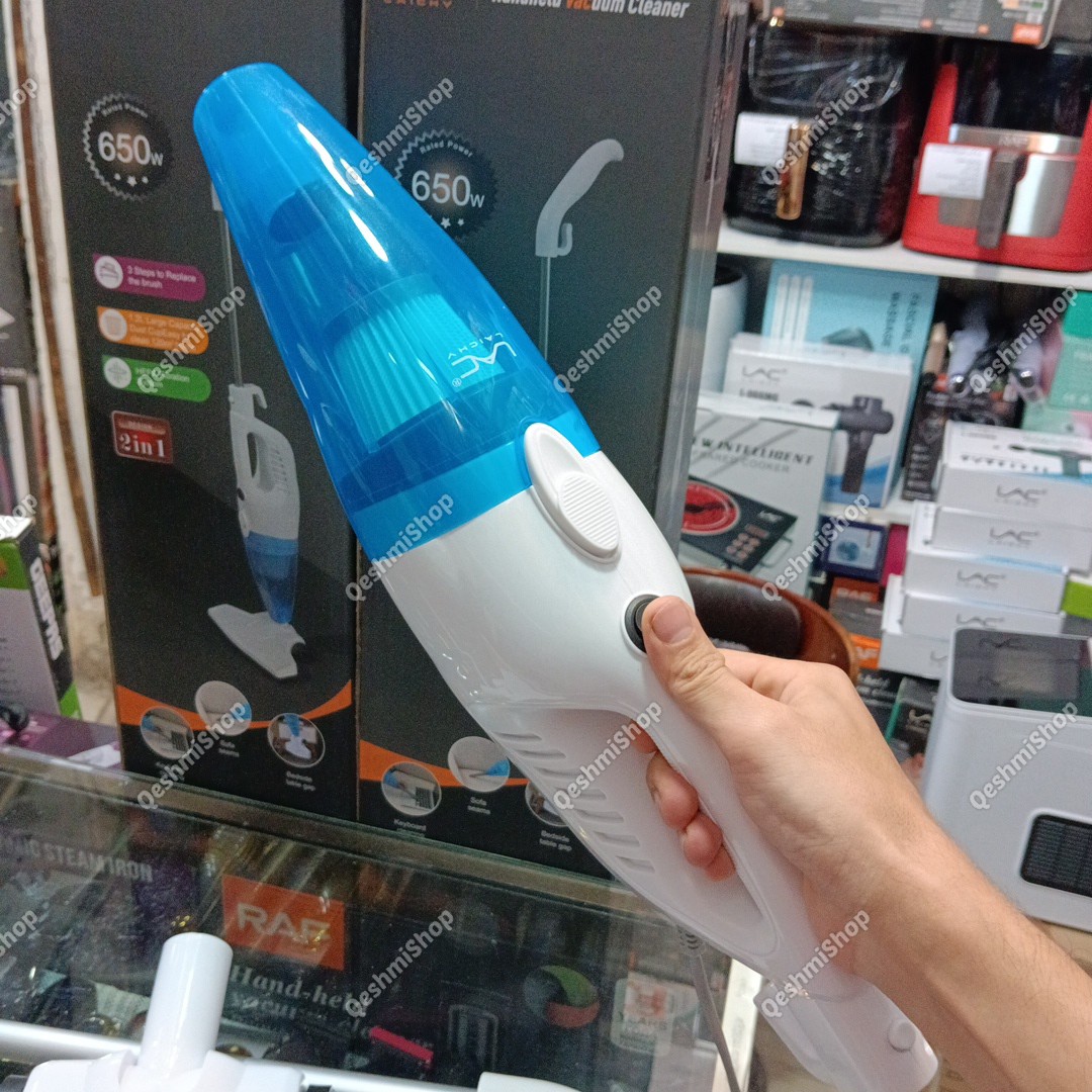 جارو برقی دستی 650 وات لایچی LAICHY مدل L-8670 جارو دسته عصایی پرتابل