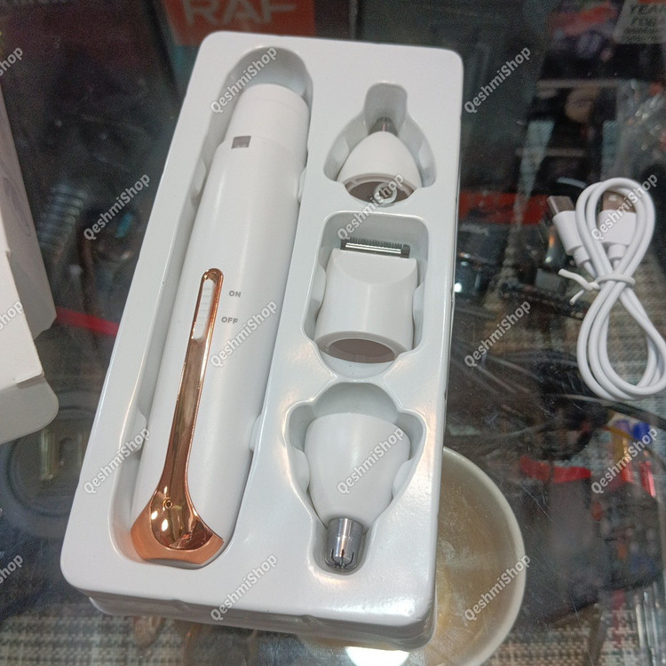 شیور 4کاره زنانه موزن صورت و بدن ابرو مدل hair remover eyebrow trimmer