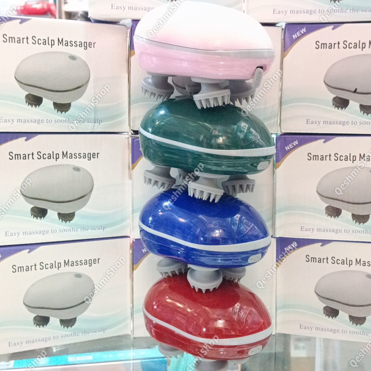 ماساژور سر Smart Scalp Massager مناسب رشد مو با افزایش جریان خون رسانی به پوست سر - قشمی شاپ QESHMISHOP