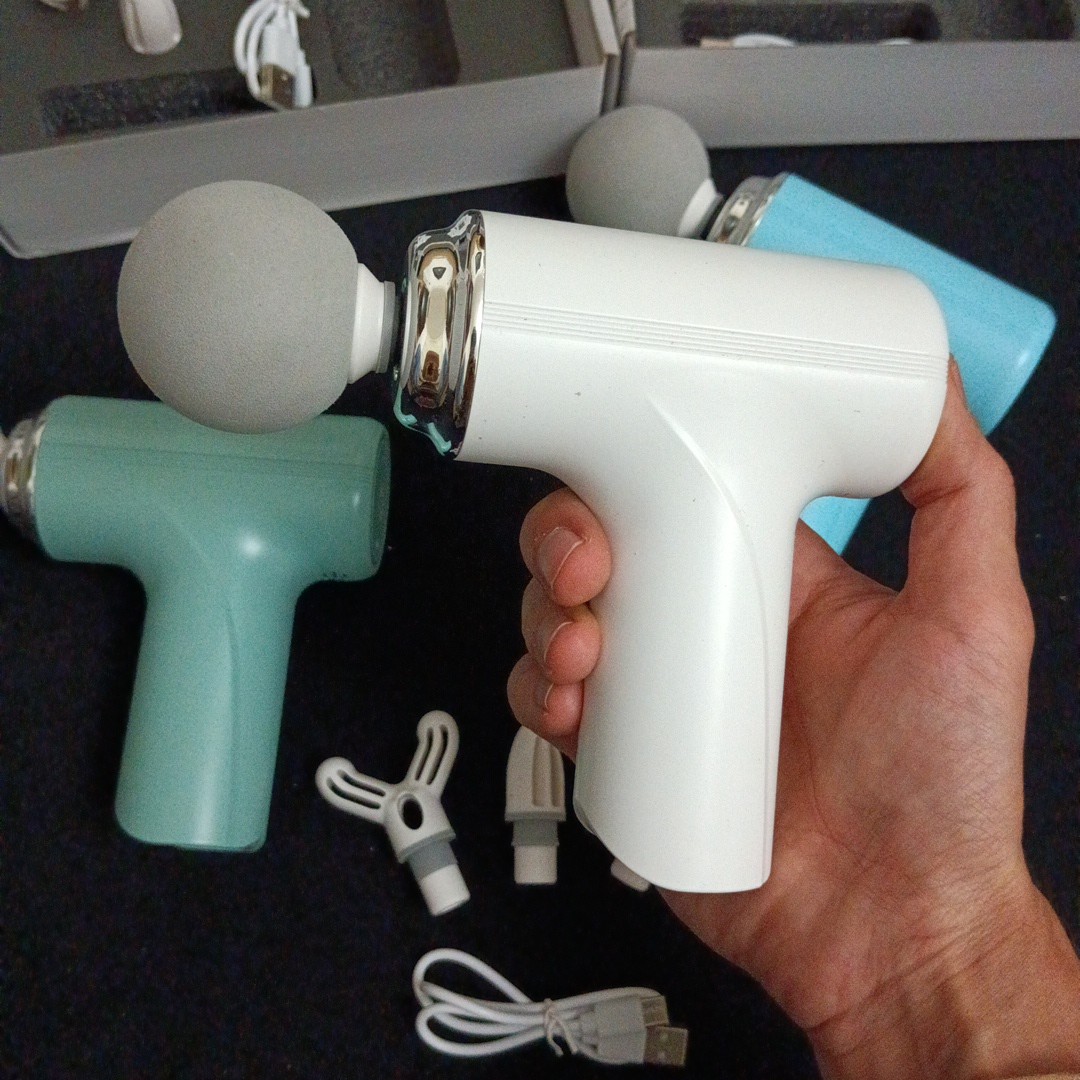 مینی ماساژور تفنگی MINI MASSAGE GUN مدل MG-203 - فروشگاه قشمی شاپ Qeshmishop