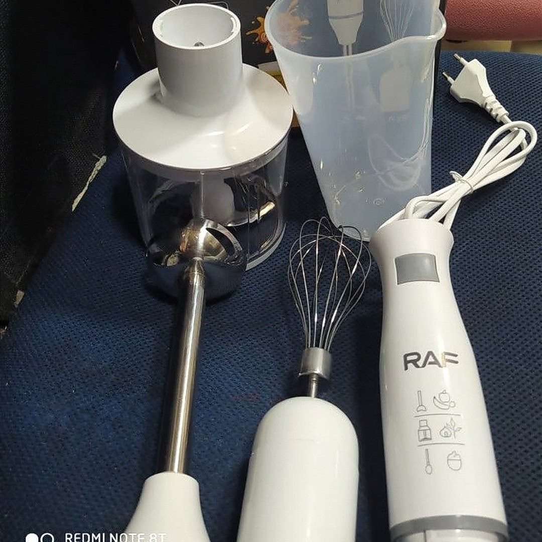 گوشکوب سه کاره راف مدل R.298 بلندر مخلوط کن RAF R 298 موجود در فروشگاه قشمی شاپ Qeshmishop