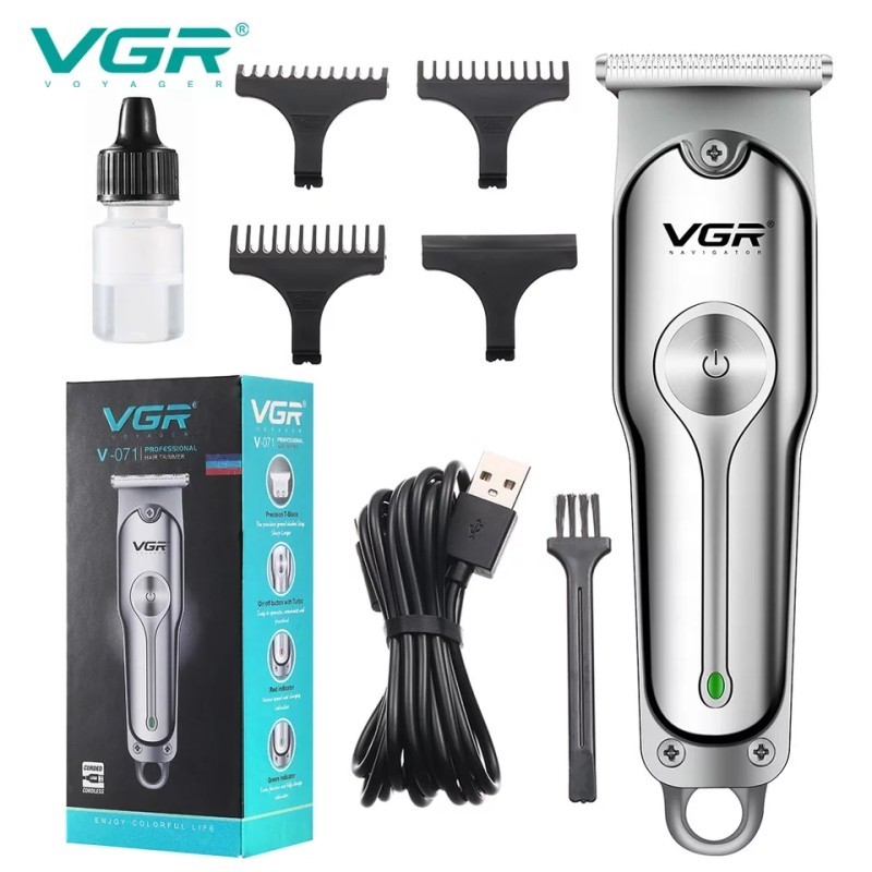 ماشین اصلاح موی سر و صورت وی جی ار مدل V 071 VGR V-071 HAIR TRIMMER قشمی شاپ Qeshmishop