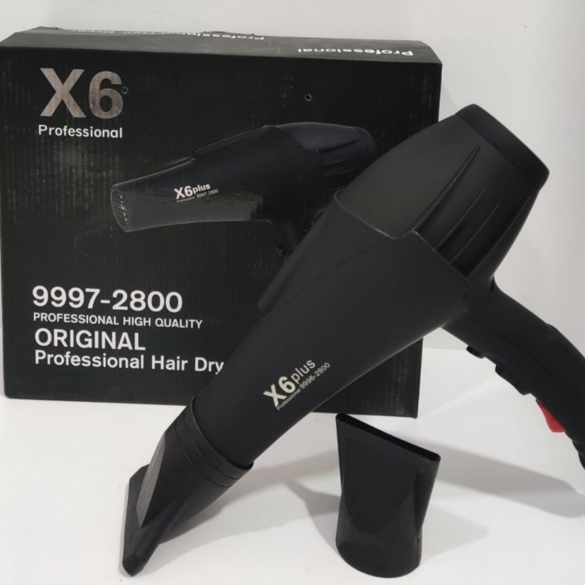 سشوار حرفه ای سالنی مدل X6 قدرت 2800W با کیفیت و درجه یک و
