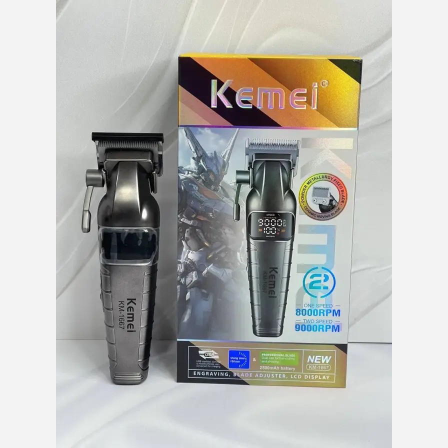 ماشین اصلاح حجم زن کیمی مدل Kemei KM-1667 درجه یک و با کیفیت و پر قدرت