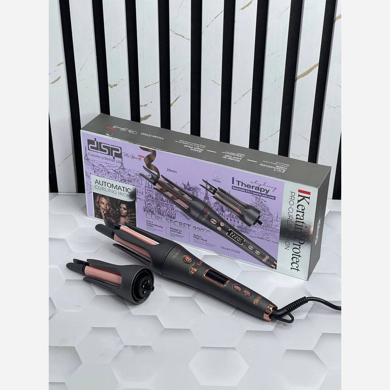 فر جادویی حرفه ای مو دی اس پی مدل DSP 20588 درجه یک و با کیفیت و