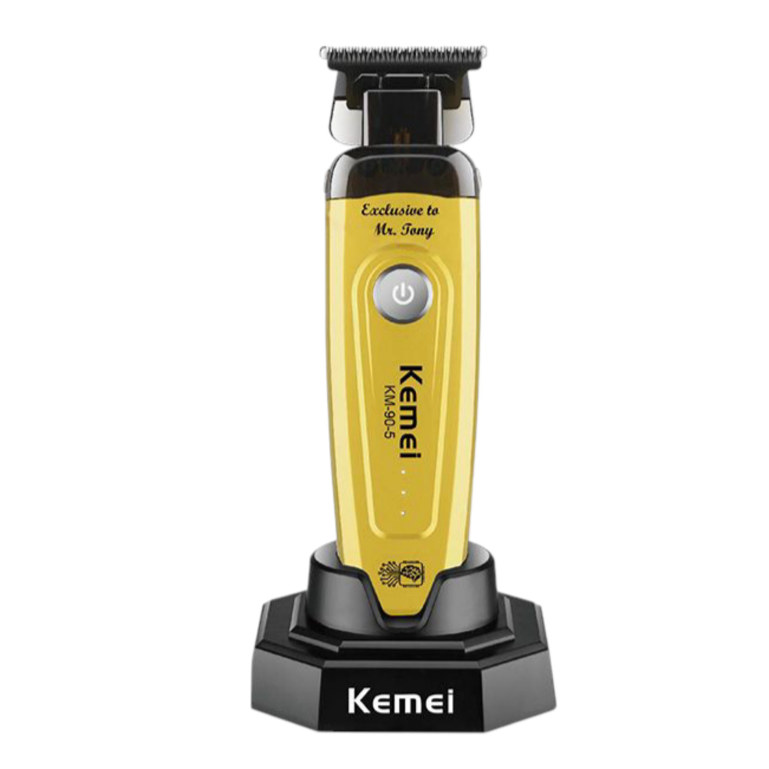 ماشین اصلاح موی سر و صورت شارژی کیمی مدل km-90-5 - طلایی