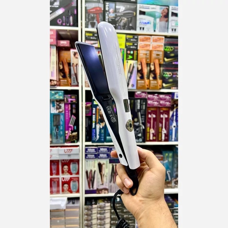 اتومو دیجیتالی صفحه پهن مارک بابلیس BaByliss مدل BY-6070 درجه یک و