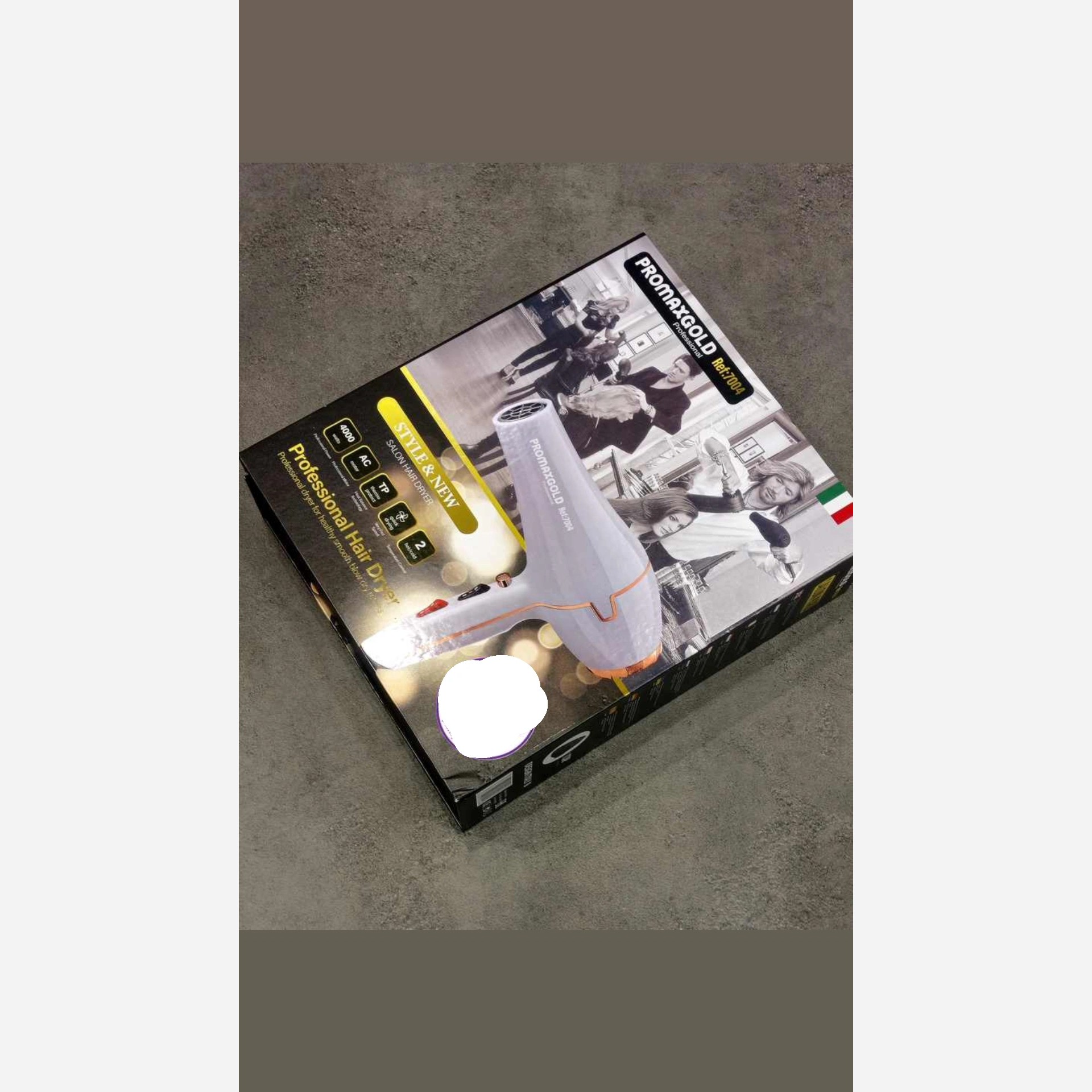سشوار موتورسنگین پرومکس گلد Ref.7004 اصلی