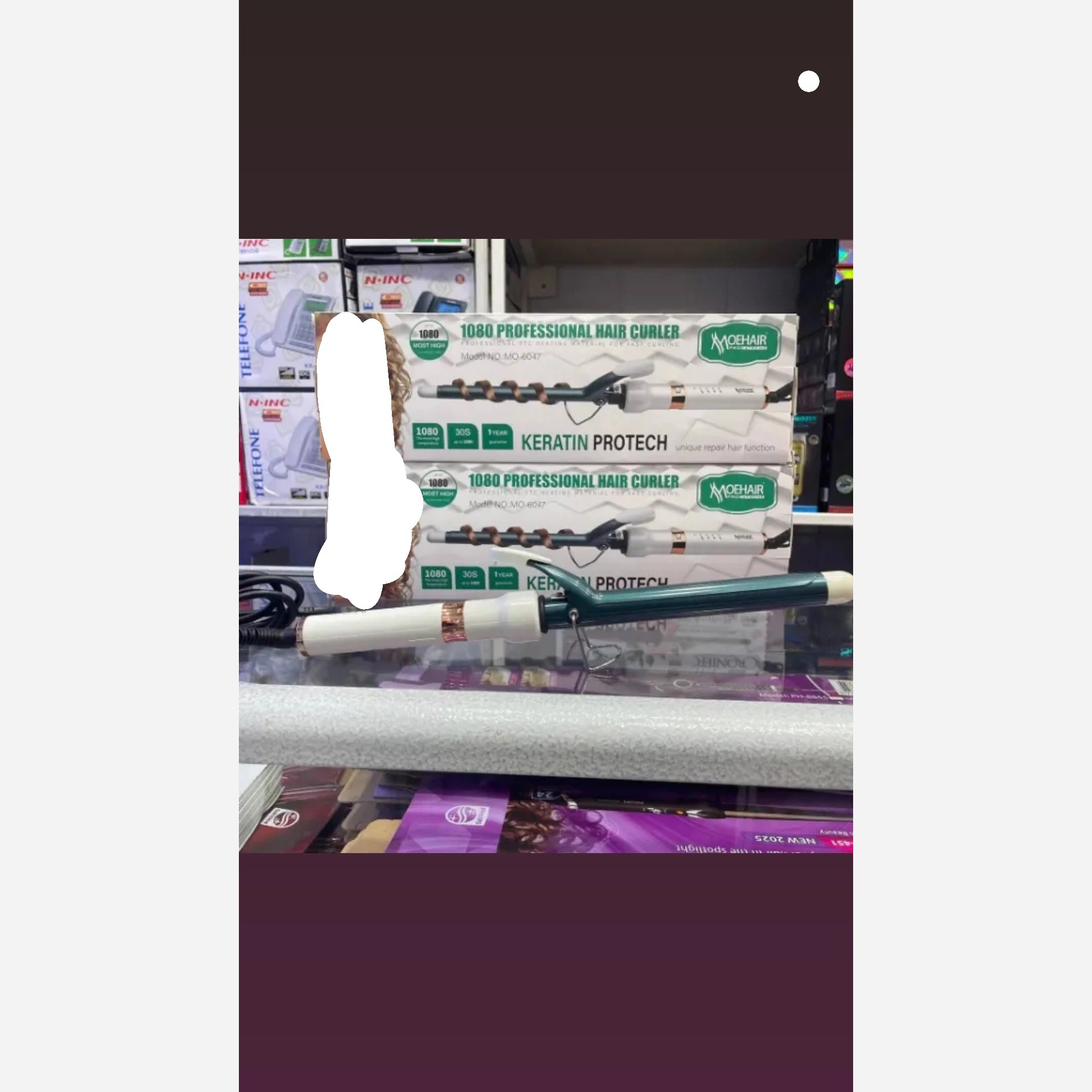 بابلیس متوسط موهایرmoehair-6047 درجه یک