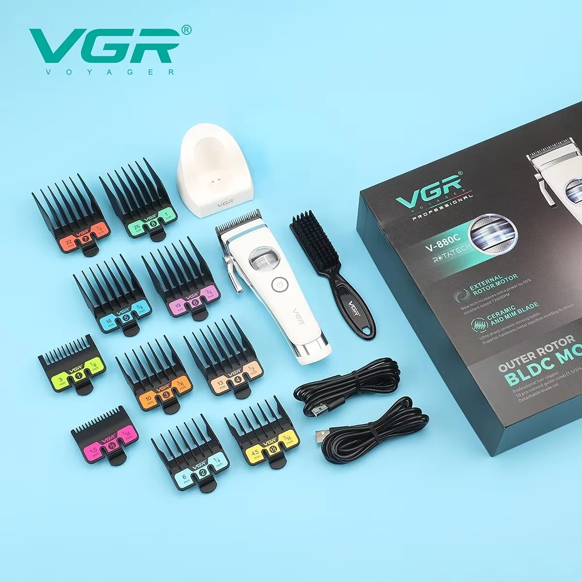 ماشین اصلاح حجم زن وی جی آر مدل VGR V-880C Clipper
