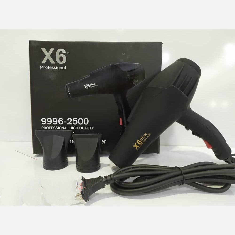 سشوار حرفه ای سالنی مدل X6 قدرت 2800W با کیفیت
