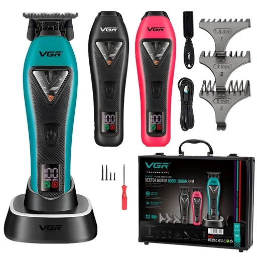 ماشین اصلاح موی سر و صورت شارژی وی جی ار مدل V-035T