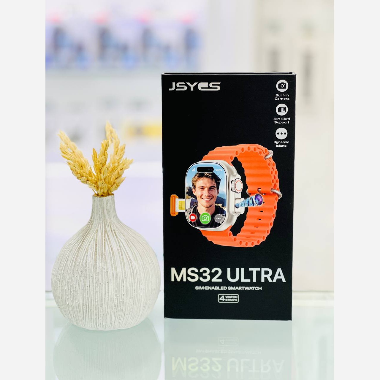 ساعت هوشمند سیمکارت خور JSYES مدل MS32 ULTRA - دارای دوربین